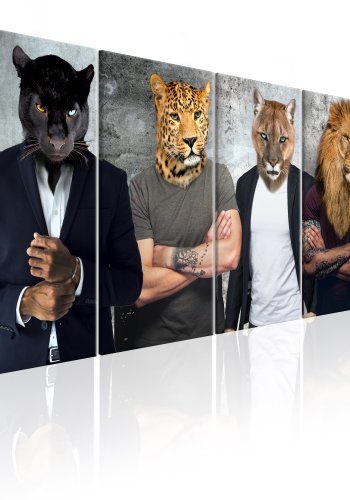 ARTGEIST billede trykt p lrred - Different Faces, 5-delt - Flere strrelser