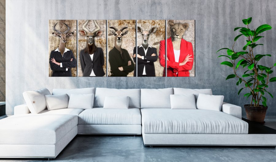 ARTGEIST billede trykt p lrred - Me and the Rest, 5-delt - Flere strrelser