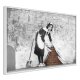 ARTGEIST Plakat med ramme - Banksy: Sweep it Under the Carpet