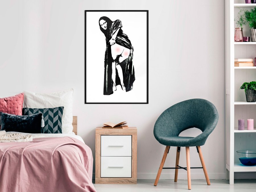 ARTGEIST Plakat med ramme - Moona Lisa
