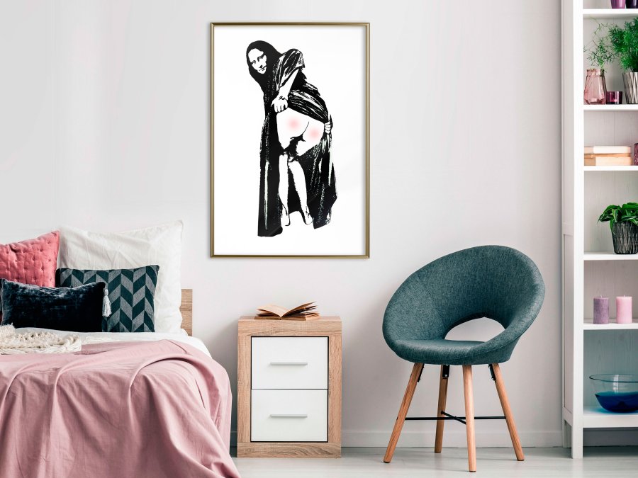ARTGEIST Plakat med ramme - Moona Lisa