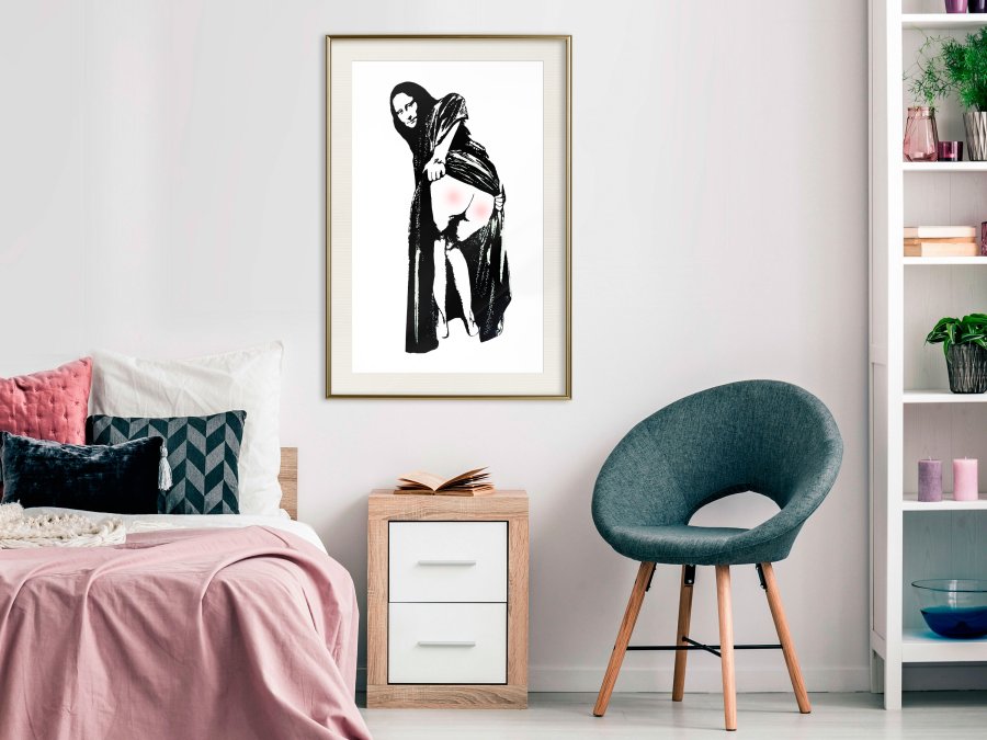 ARTGEIST Plakat med ramme - Moona Lisa