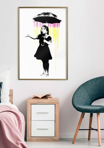 ARTGEIST Plakat med ramme - Banksy: Nola