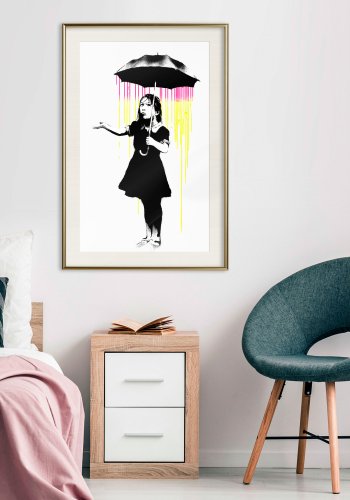 ARTGEIST Plakat med ramme - Banksy: Nola