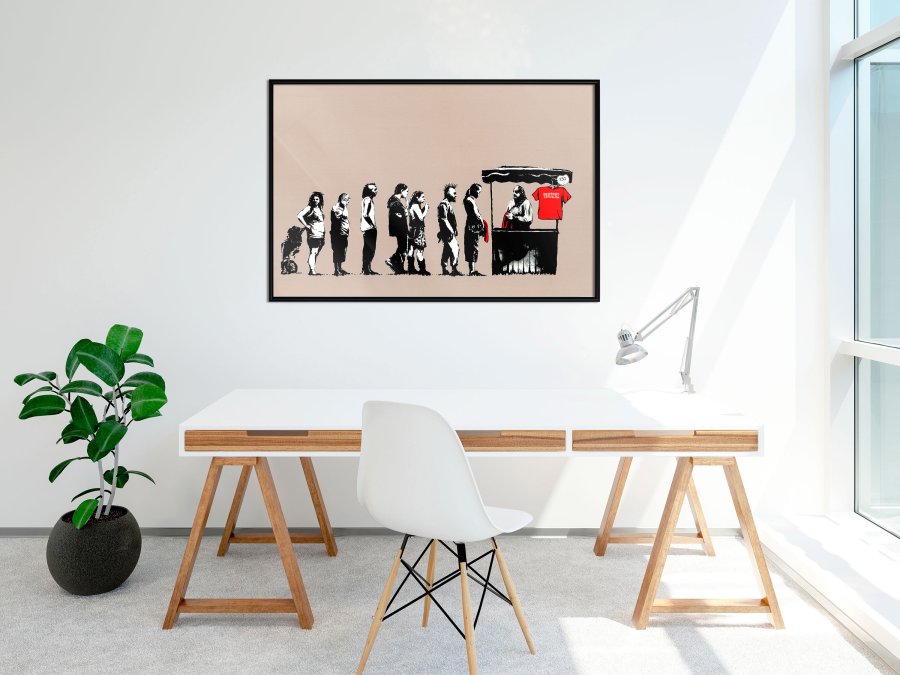 ARTGEIST Plakat med ramme - Banksy: Festival