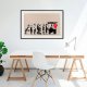ARTGEIST Plakat med ramme - Banksy: Festival