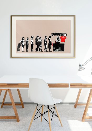 ARTGEIST Plakat med ramme - Banksy: Festival