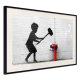 ARTGEIST Plakat med ramme - Banksy: Hammer Boy
