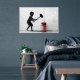 ARTGEIST Plakat med ramme - Banksy: Hammer Boy