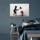 ARTGEIST Plakat med ramme - Banksy: Hammer Boy