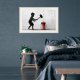ARTGEIST Plakat med ramme - Banksy: Hammer Boy