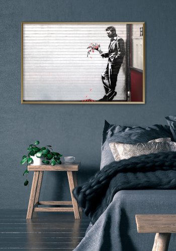 ARTGEIST Plakat med ramme - Banksy: Waiting in Vain