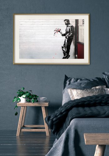 ARTGEIST Plakat med ramme - Banksy: Waiting in Vain