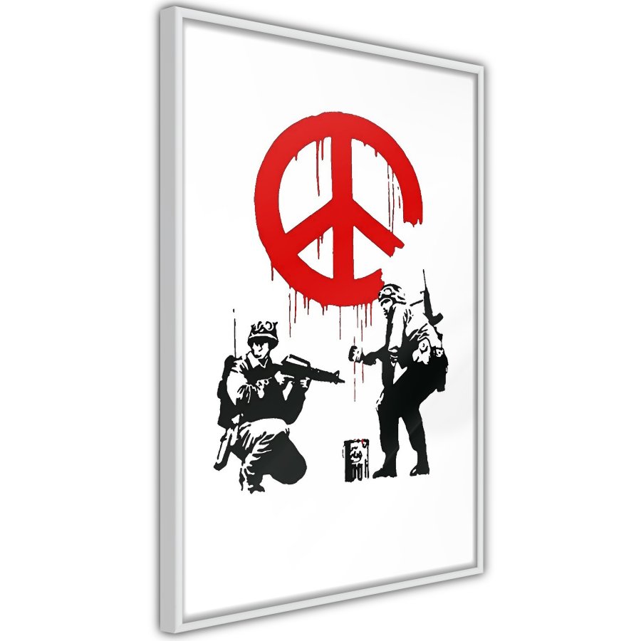 ARTGEIST Plakat med ramme - Banksy: CND Soldiers I