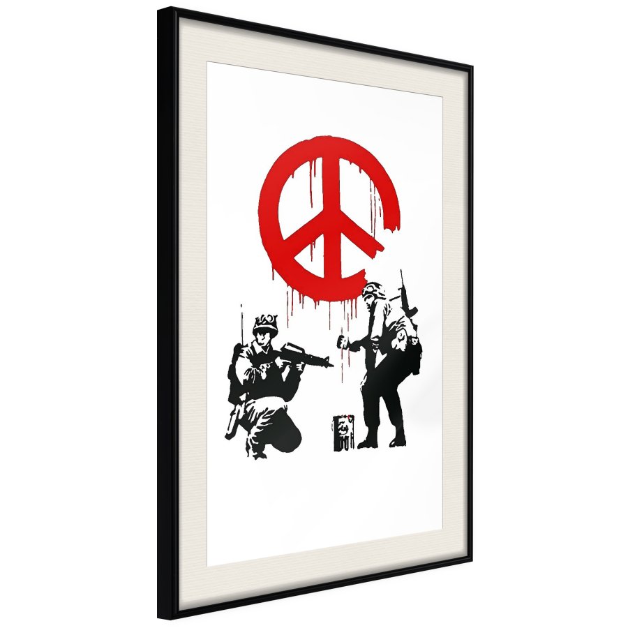 ARTGEIST Plakat med ramme - Banksy: CND Soldiers I