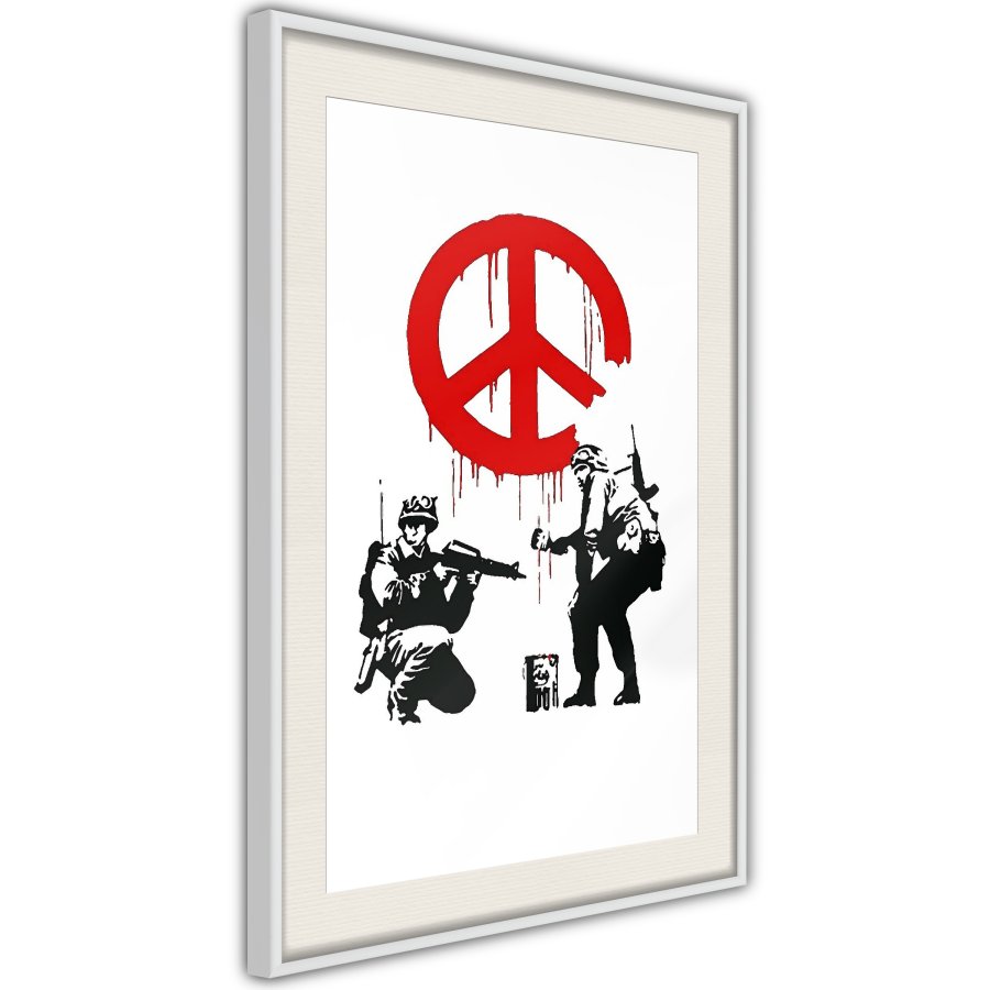 ARTGEIST Plakat med ramme - Banksy: CND Soldiers I