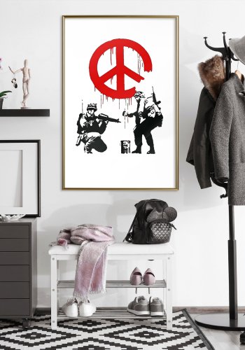 ARTGEIST Plakat med ramme - Banksy: CND Soldiers I