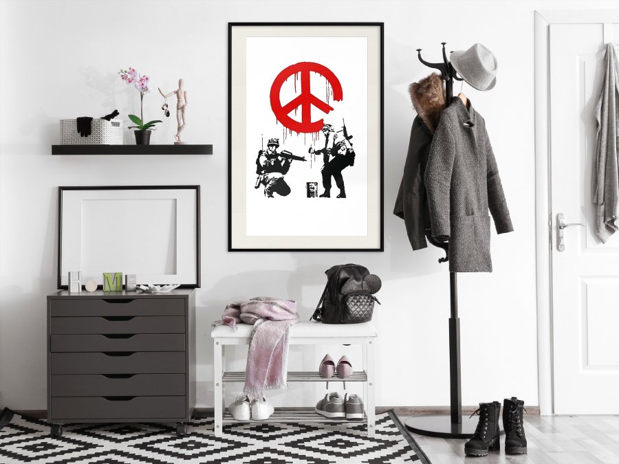ARTGEIST Plakat med ramme - Banksy: CND Soldiers I