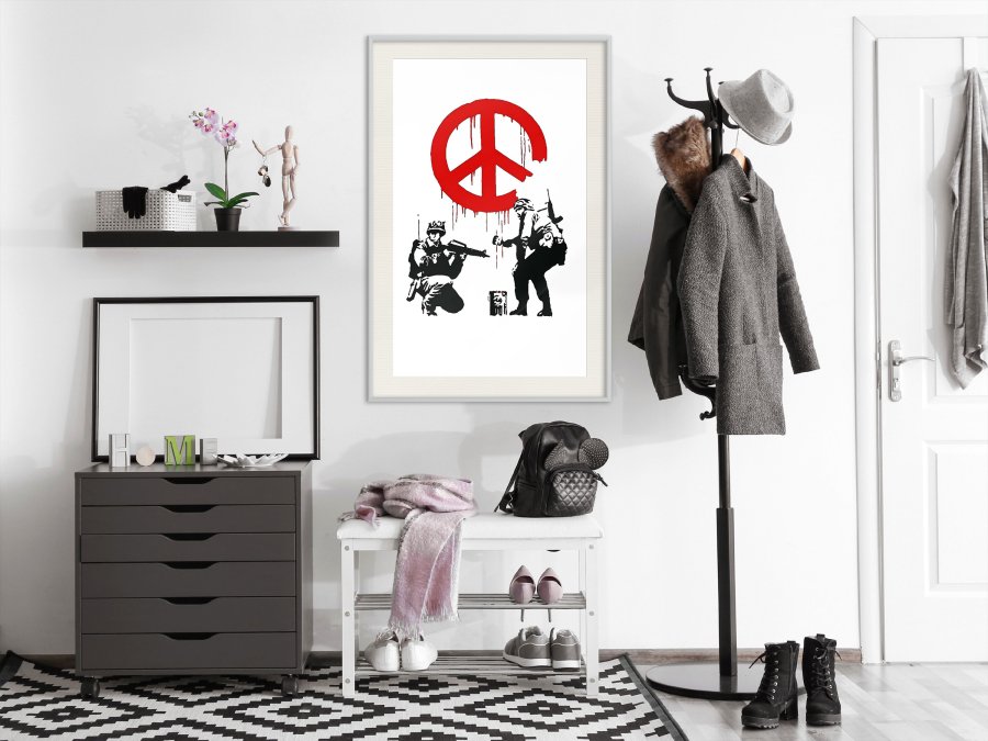 ARTGEIST Plakat med ramme - Banksy: CND Soldiers I