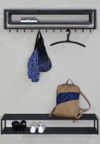 SPINDER DESIGN 120 School Black Edition knagerkke, m. 1 rum - sort stl