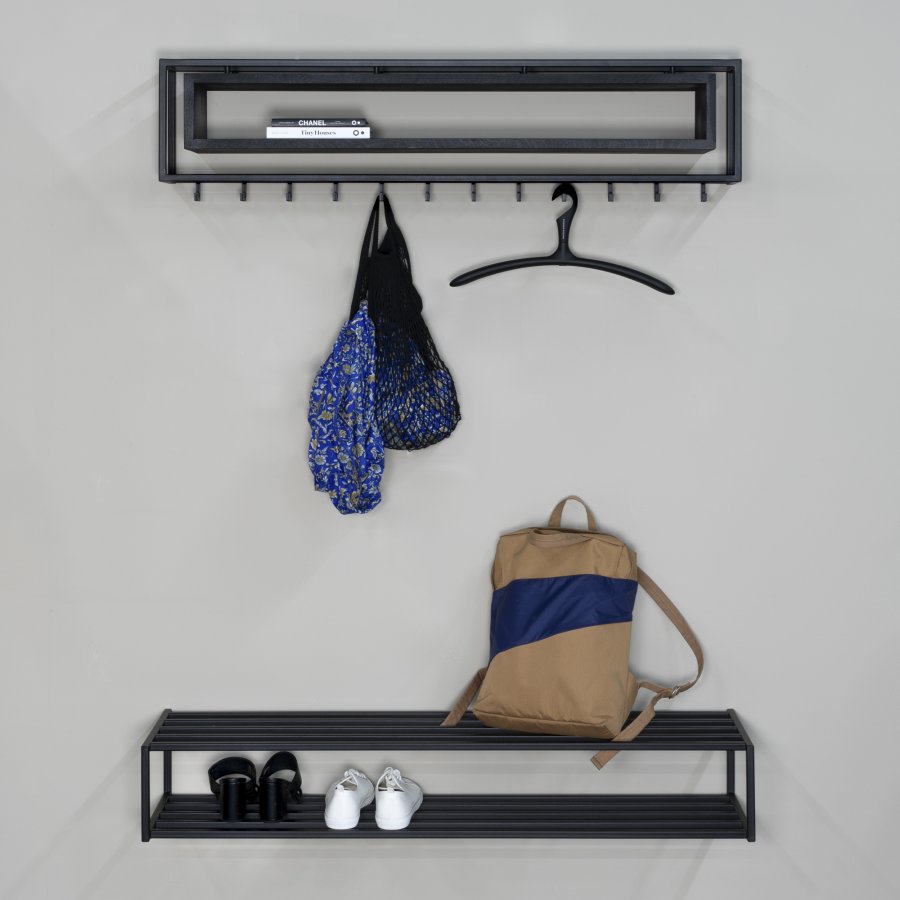 SPINDER DESIGN 120 School Black Edition knagerkke, m. 1 rum - sort stl