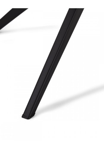 Helena spisebordsstol, m. drejefunktion - sort polyester stof og sort metal