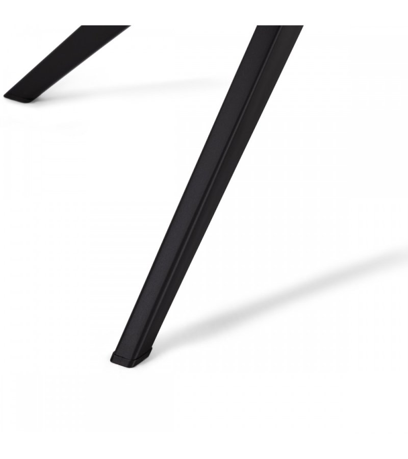 Helena spisebordsstol, m. drejefunktion - sort polyester stof og sort metal