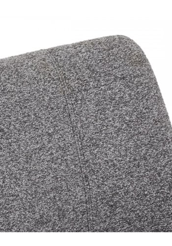 Helena spisebordsstol, m. drejefunktion - gr polyester stof og sort metal