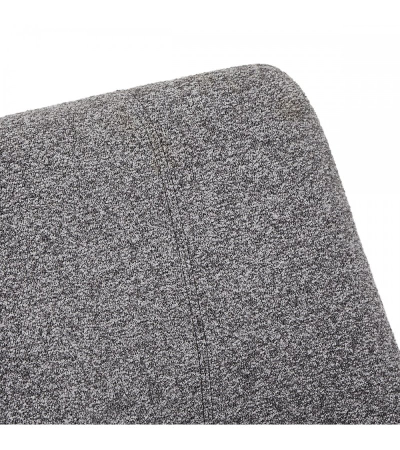 Helena spisebordsstol, m. drejefunktion - gr polyester stof og sort metal