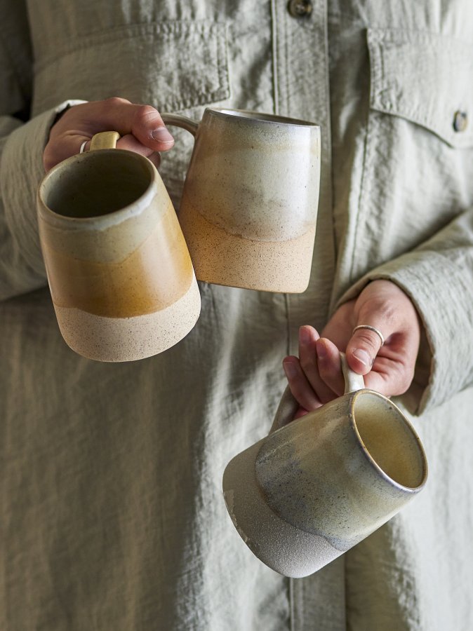 CREATIVE COLLECTION Soleia Krus, Brun, Stentj