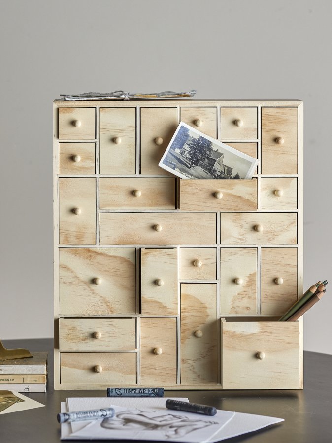 BLOOMINGVILLE Valery Opbevaringskasse, Natur, FSC® 100% , Pine