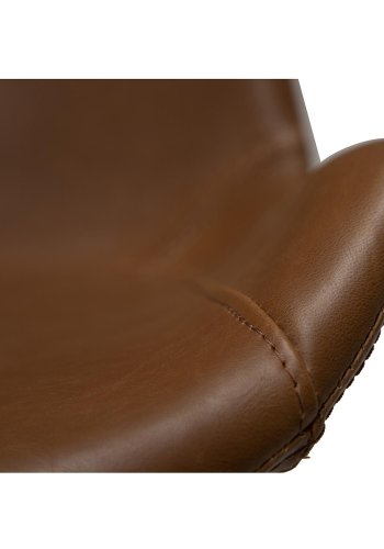 DAN-FORM Hype sofabnk - lysebrun kunstlder og sort stl