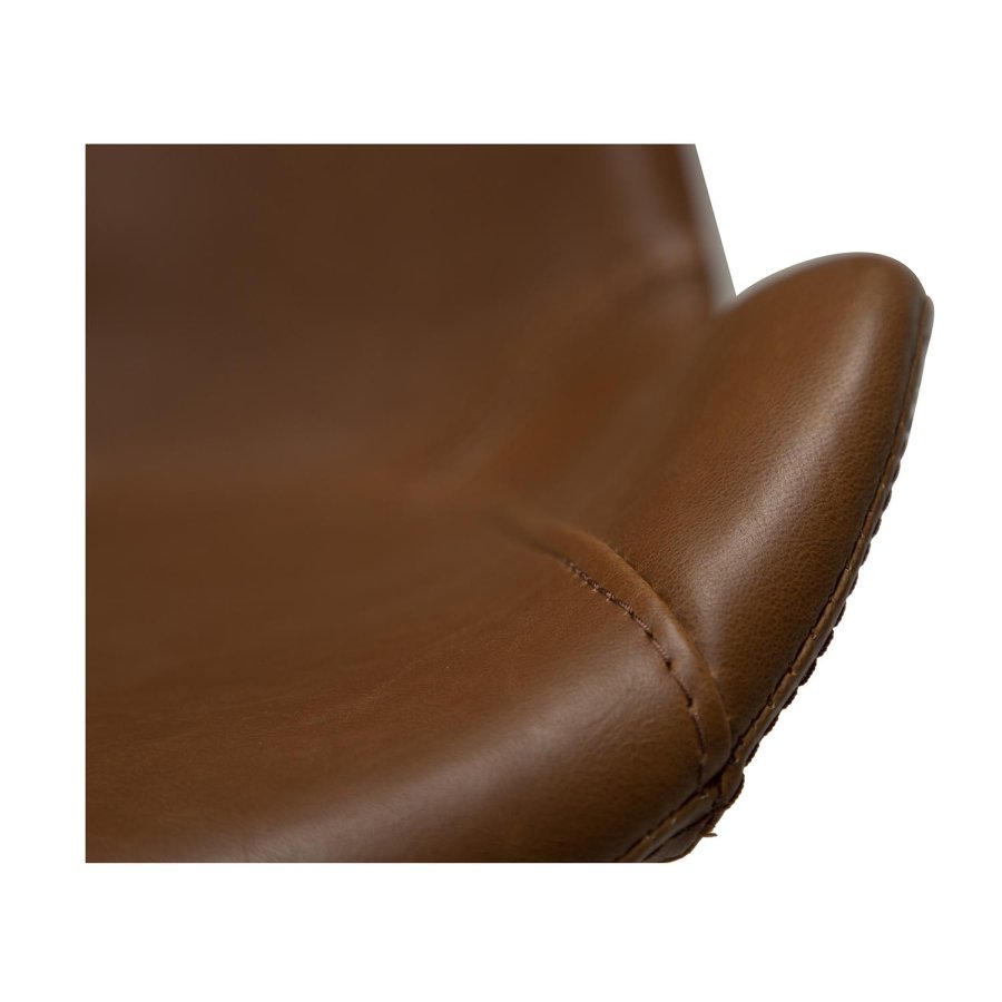 DAN-FORM Hype sofabnk - lysebrun kunstlder og sort stl