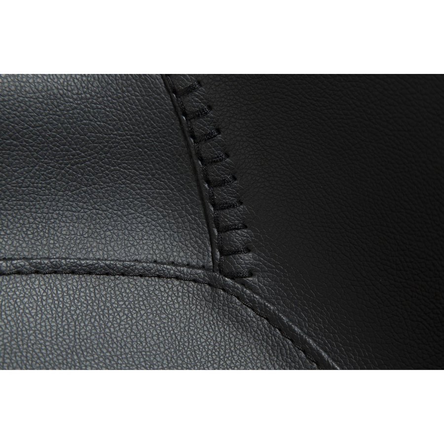 DAN-FORM Hype spisebordsstol - sort kunstlder og sort stl