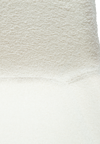 DAN-FORM Hype spisebordsstol - hvid/beige RPES bouclé stof og sort stl