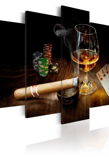 ARTGEIST billede trykt p lrred - It's a Man's World, 5-delt - Flere strrelser