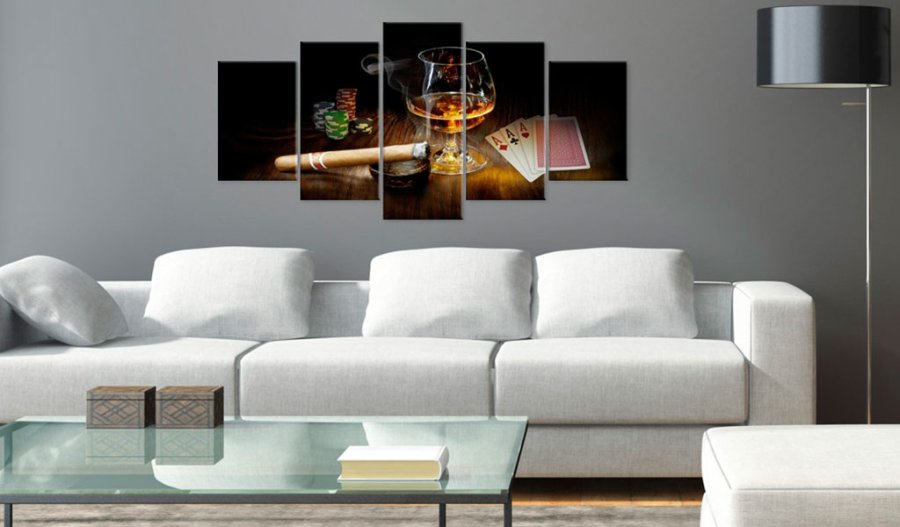 ARTGEIST billede trykt p lrred - It's a Man's World, 5-delt - Flere strrelser