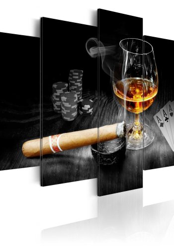 ARTGEIST billede trykt p lrred - Dark Secrets, 5-delt - Flere strrelser