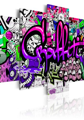 ARTGEIST billede trykt p lrred - Street Style, 5-delt - Flere strrelser