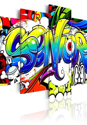 ARTGEIST billede trykt p lrred - Youth World, 5-delt - Flere strrelser