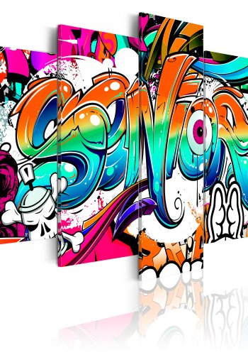 ARTGEIST billede trykt p lrred - Street Look, 5-delt - Flere strrelser