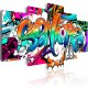 ARTGEIST billede trykt p lrred - Street Look, 5-delt - Flere strrelser
