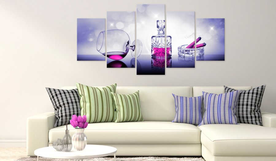 ARTGEIST billede trykt p lrred - Evening Seducing, 5-delt - Flere strrelser