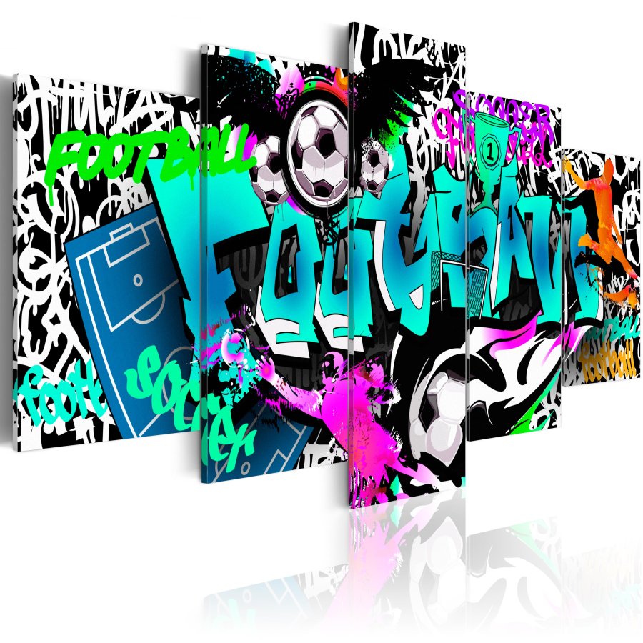 ARTGEIST billede trykt p lrred - Dream Match, 5-delt - Flere strrelser