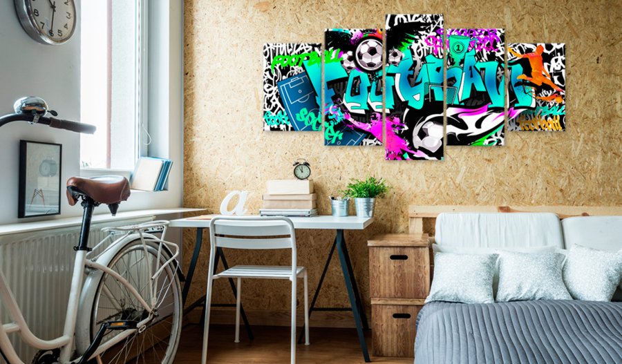 ARTGEIST billede trykt p lrred - Dream Match, 5-delt - Flere strrelser