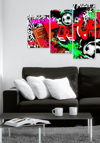 ARTGEIST billede trykt p lrred - Sports Madness, 5-delt - Flere strrelser