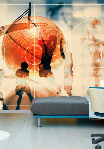 ARTGEIST Fototapet - I love basketball, Basketballspillere (flere strrelser)