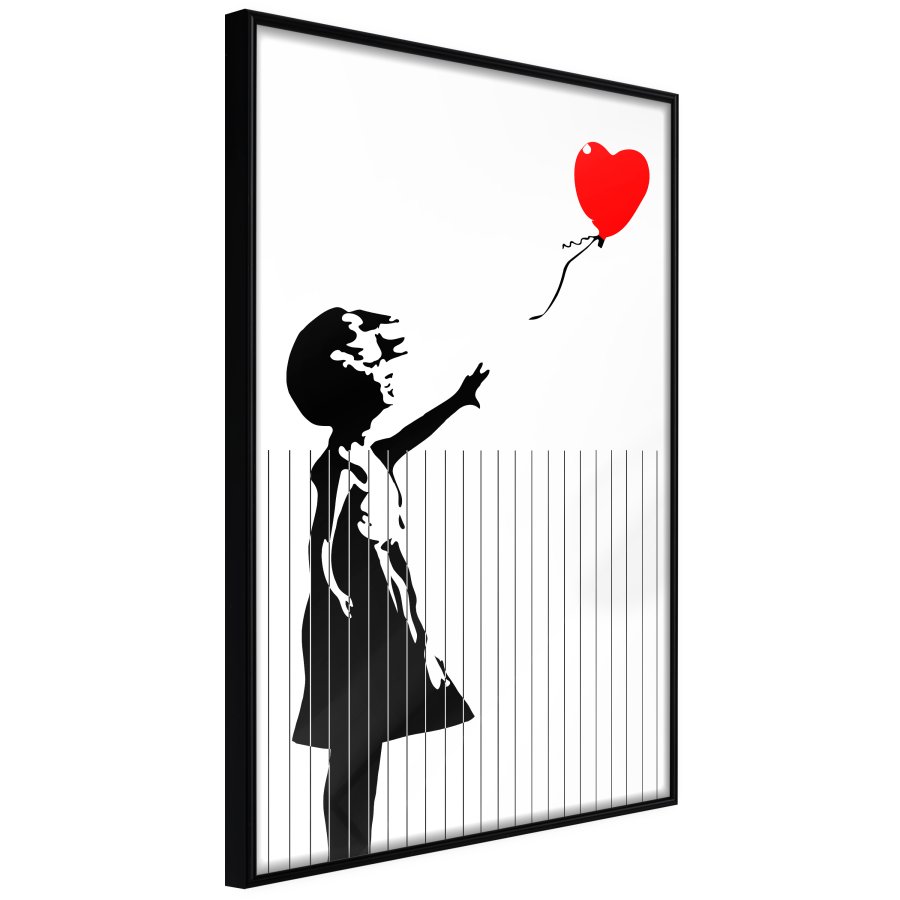 ARTGEIST Plakat med ramme - Banksy: Love is in the Bin