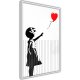 ARTGEIST Plakat med ramme - Banksy: Love is in the Bin