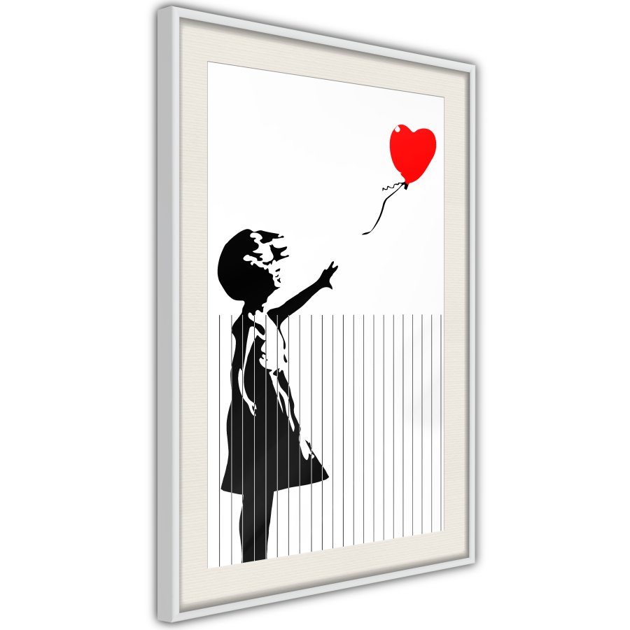 ARTGEIST Plakat med ramme - Banksy: Love is in the Bin